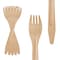 Smarty Had A Party Natural Birch Eco-Friendly Disposable Dinner Forks (600 Forks), 600PK 4661FK-CASE - alternate 2